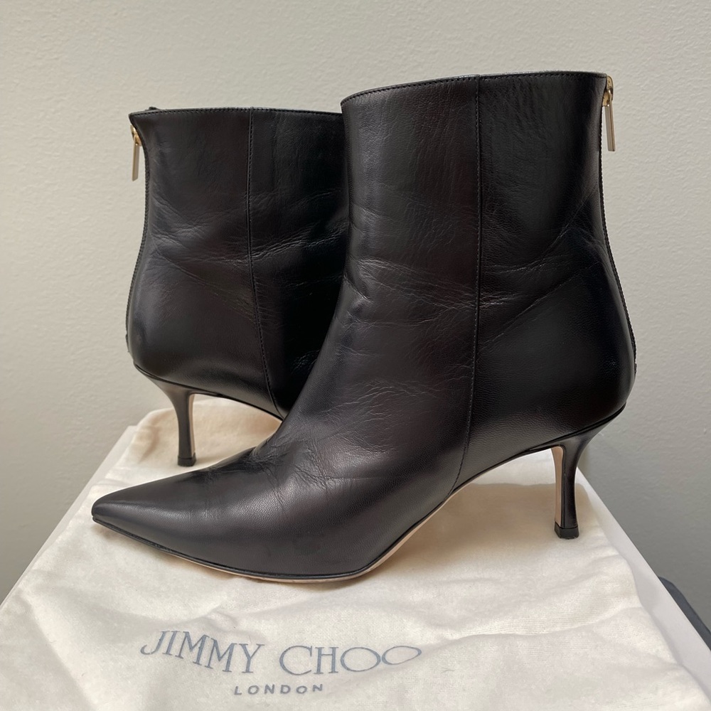 JIMMY CHOO Kay Kid 65MM Point Toe Bootie